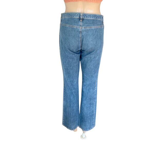 Theory Size 6 Boot-Cut Pocketless Jeans - Picture 3 of 9